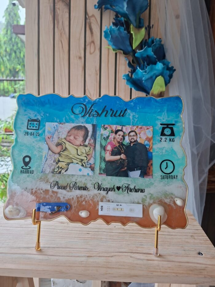 Resin Baby Frame
